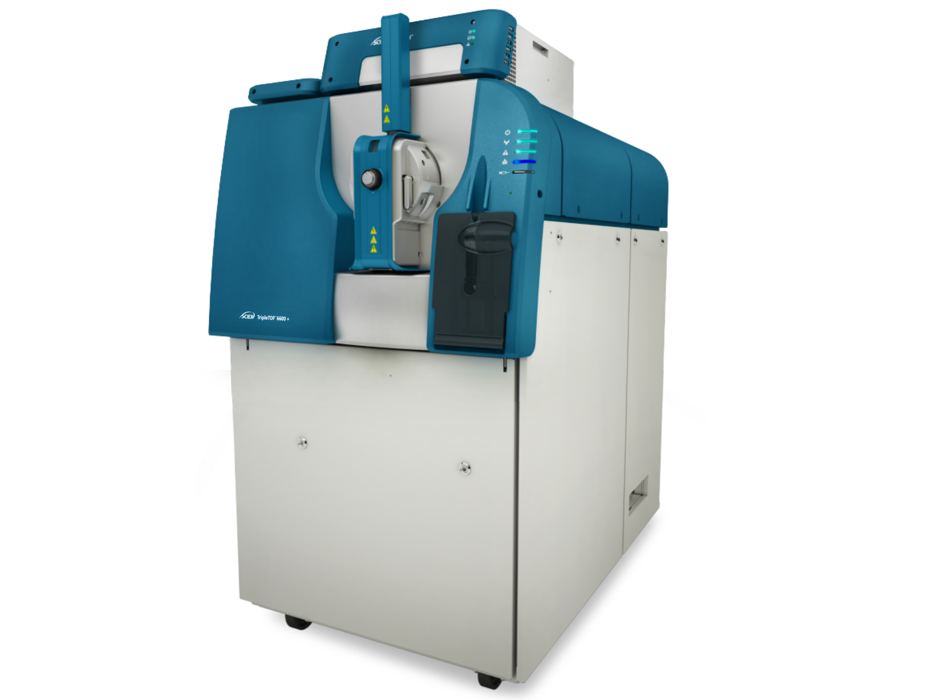 AB Sciex TripleTOF 6600+ LC-MS/MS high-resolution hybrid QTOF mass spectrometer for proteomics, metabolomics, pharmaceutical discovery, and translational research with SWATH DIA technology.
