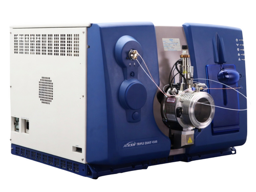 AB Sciex 4500 Triple Quadrupole LC-MS/MS high-performance quantitative LC-MS/MS system for pharmaceutical, clinical, food safety, and environmental applications with robust sensitivity and throughput.