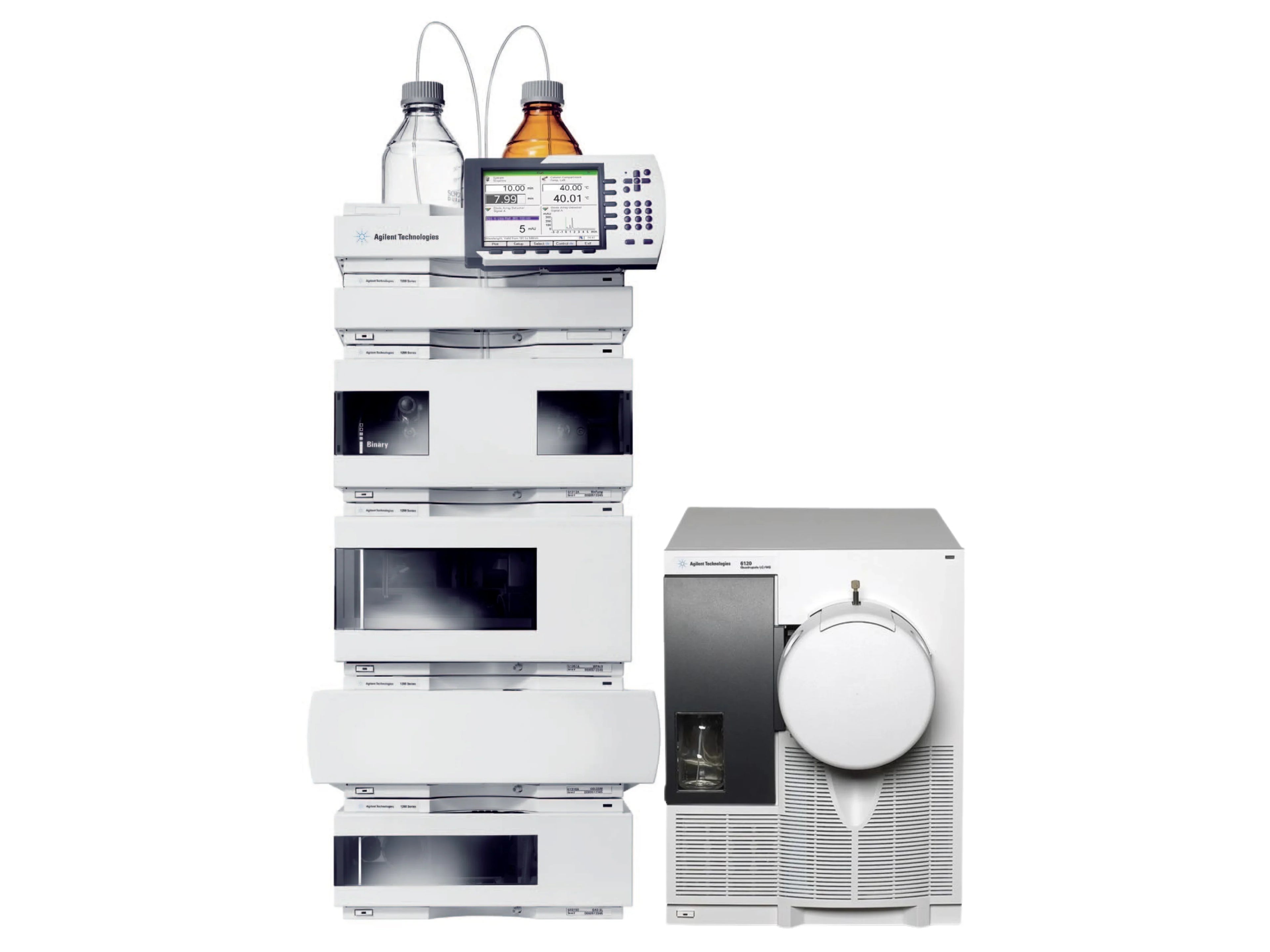 Agilent 1200 Series LC with 6120 Single Quadrupole LC/MS reliable single quadrupole LC-MS system for pharmaceutical QC, food safety, environmental testing, and chemical industry applications