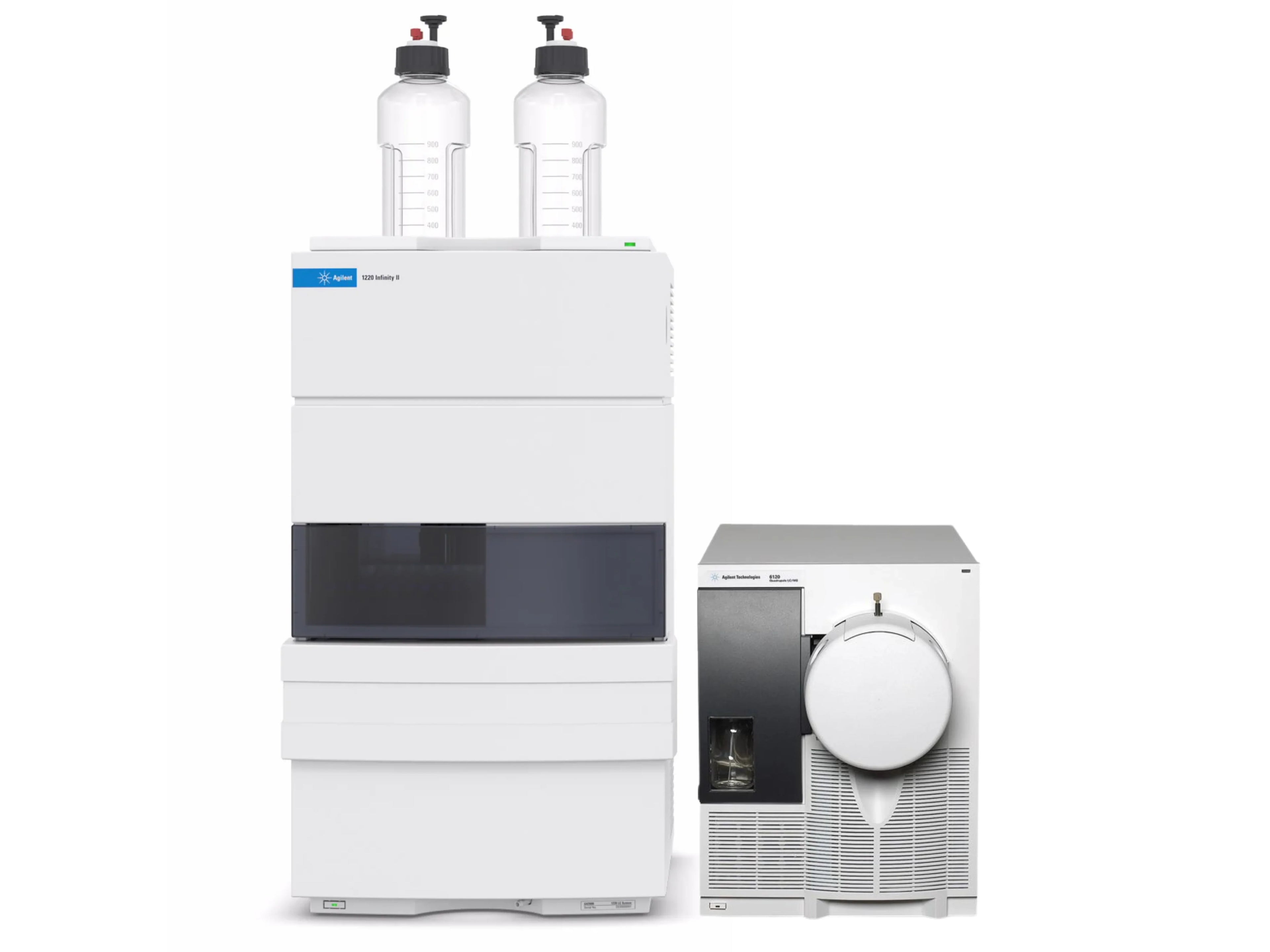  Agilent 1220 Infinity II LC with 6120 Single Quadrupole LC/MS  compact HPLC-MS system for reliable routine analysis in pharmaceuticals, food safety, environmental testing, and academic training labs
