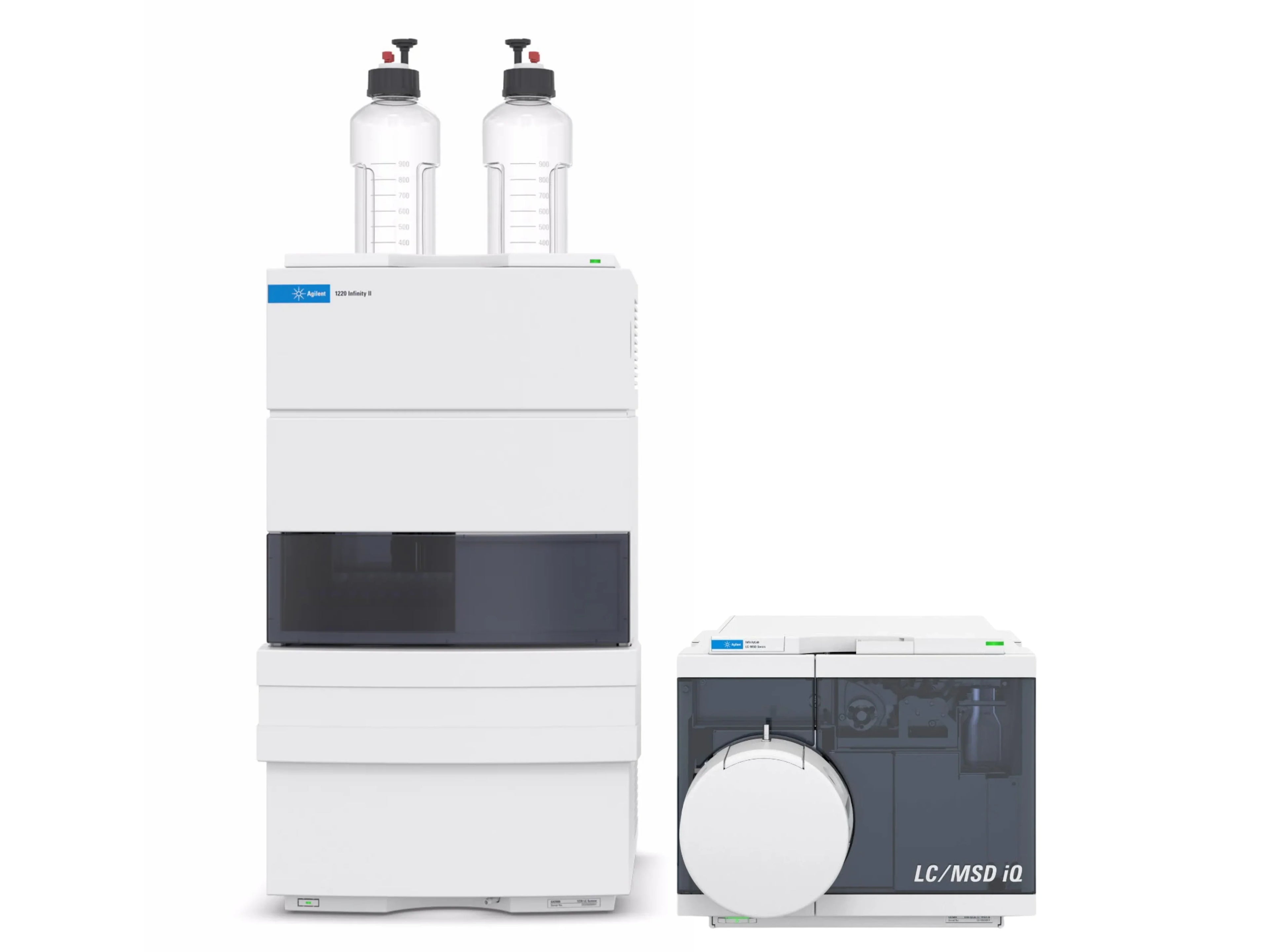 Agilent 1220 Infinity II LC with LC/MSD iQ compact, affordable single quadrupole LC-MS solution for pharmaceutical, food safety, environmental, and academic routine analysis