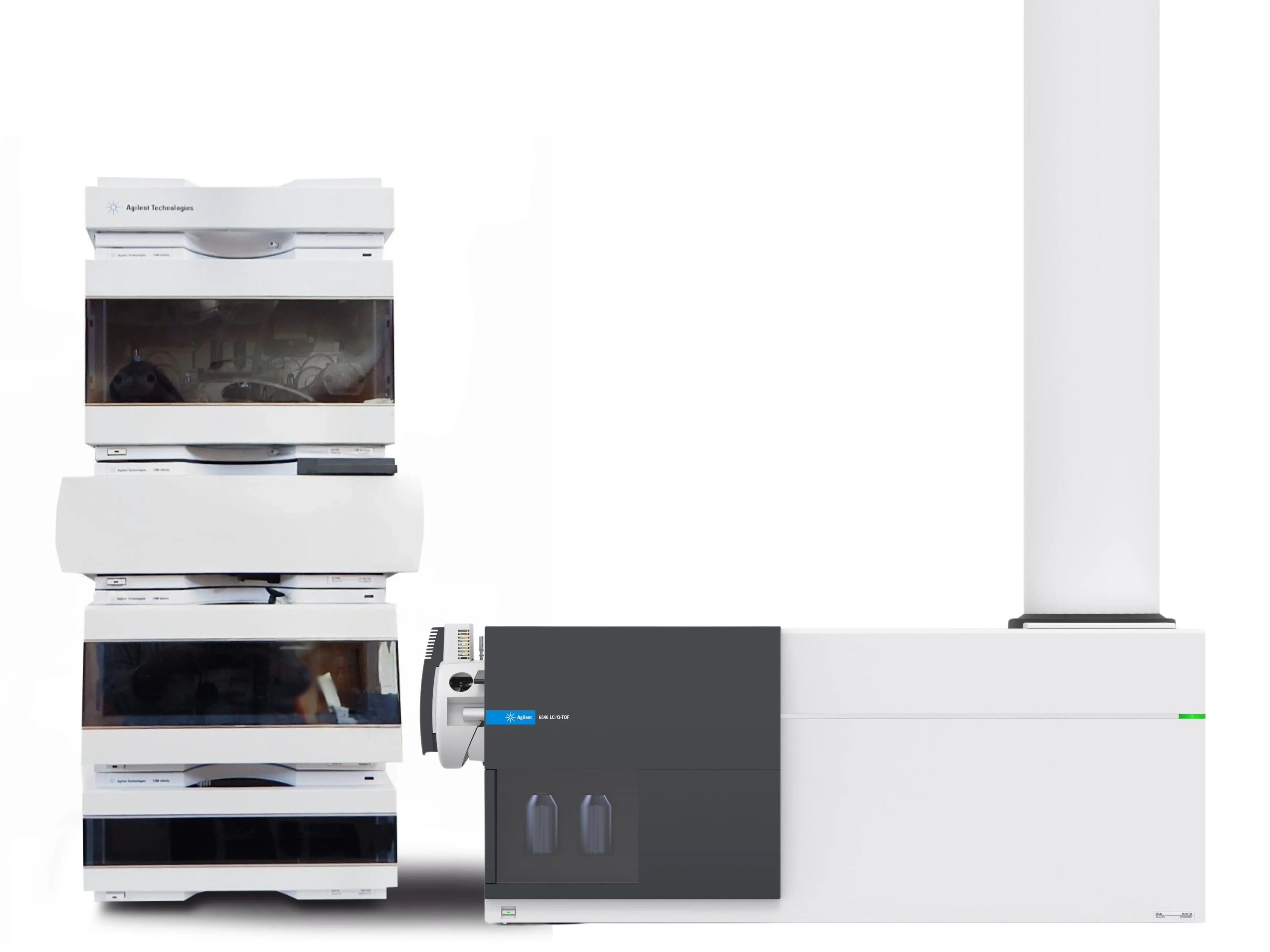 Agilent 1290 Infinity II UHPLC with 6546 Q-TOF LC/MS high-resolution accurate mass LC/MS system for proteomics, metabolomics, pharmaceutical, food safety, and environmental research applications, 1290 infinity ii uhplc, high-resolution accurate mass spectrometer, q-tof lc-ms system, metabolomics analysis, proteomics research,&nbsp;