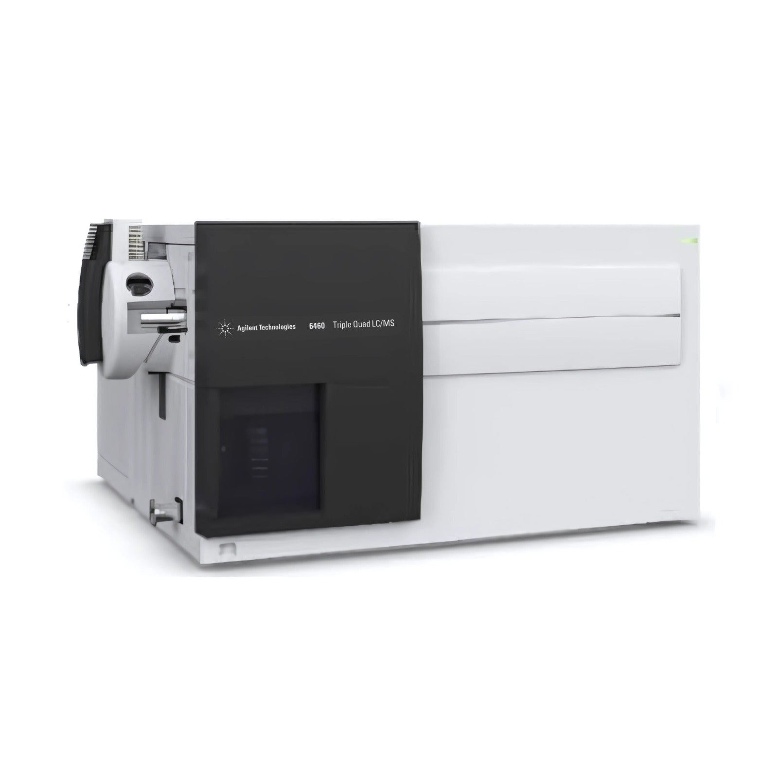 Agilent 6460 Triple Quadrupole LC/MS/MS System, high-sensitivity liquid chromatography tandem mass spectrometer for pharmaceutical research, environmental testing, food safety analysis, forensic toxicology, and industrial chemical applications.