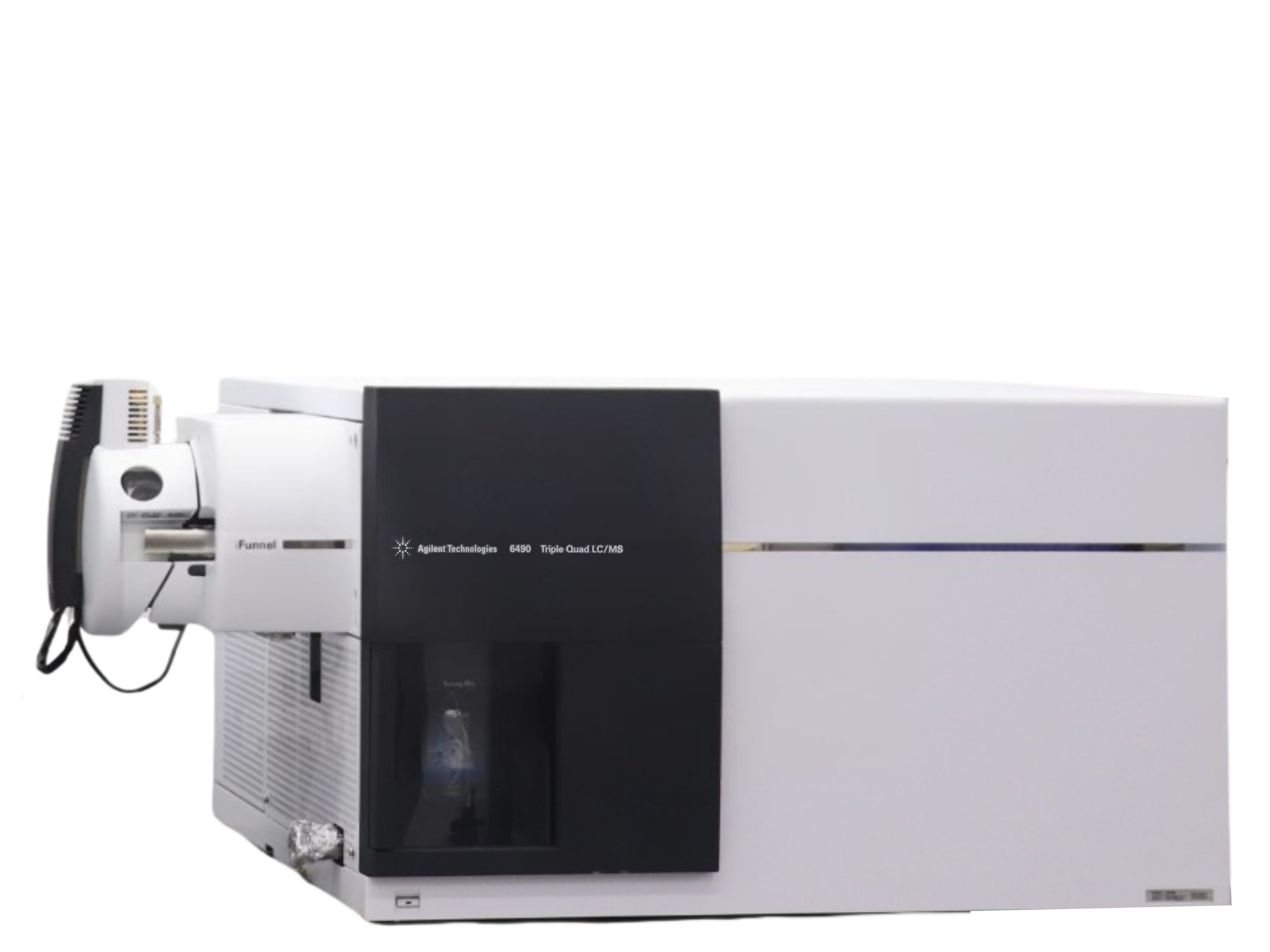 Agilent 6490 Triple Quadrupole LC/MS  ultra-sensitive quantitative mass spectrometry system with iFunnel technology for pharmaceutical, food safety, environmental, and clinical research applications.