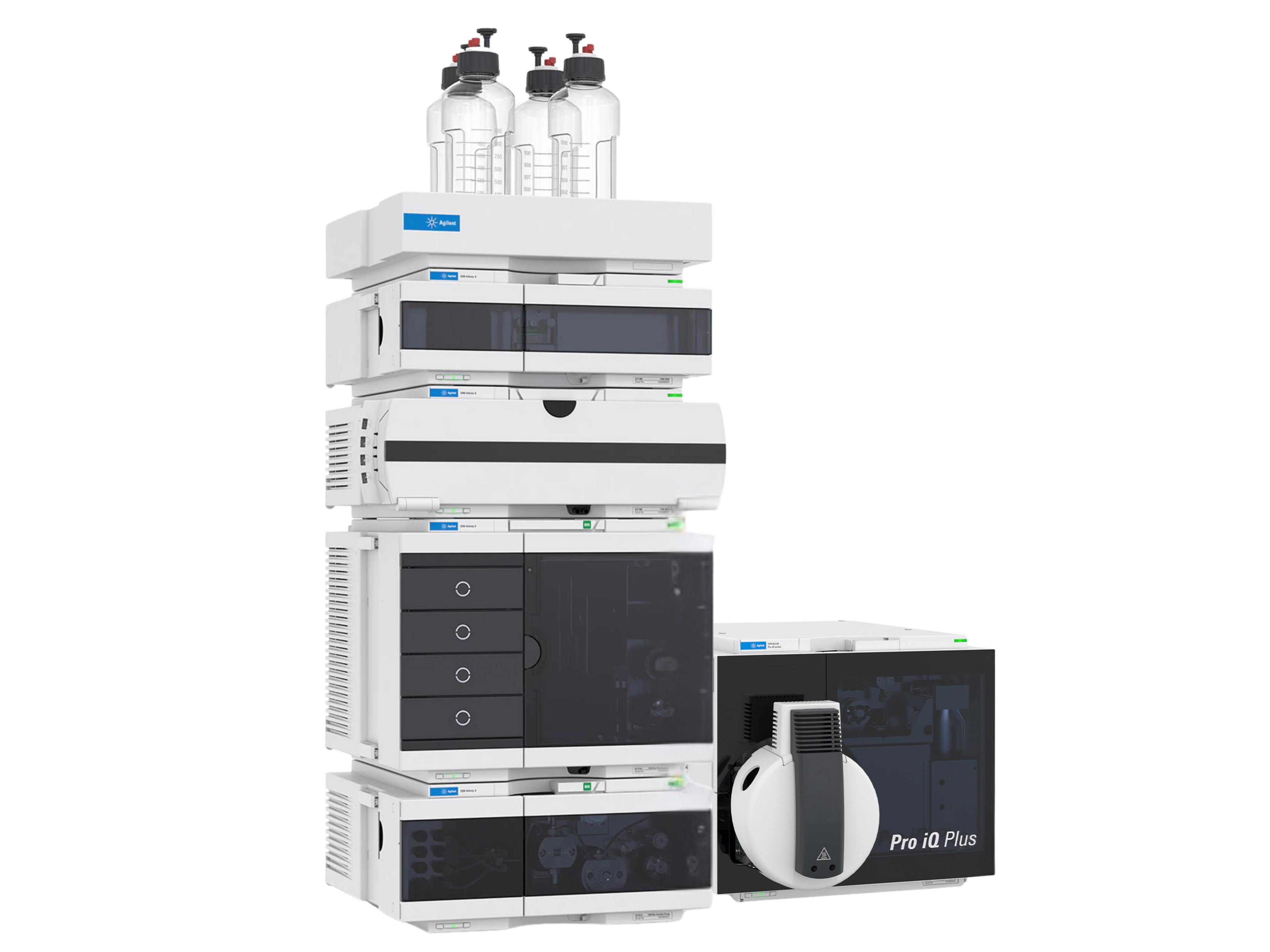 Agilent InfinityLab Pro iQ Plus LC/MSD with 1290 Infinity II UHPLC high-performance single quadrupole LC-MS system for pharmaceutical R&amp;D, food safety, environmental testing, and advanced academic applications