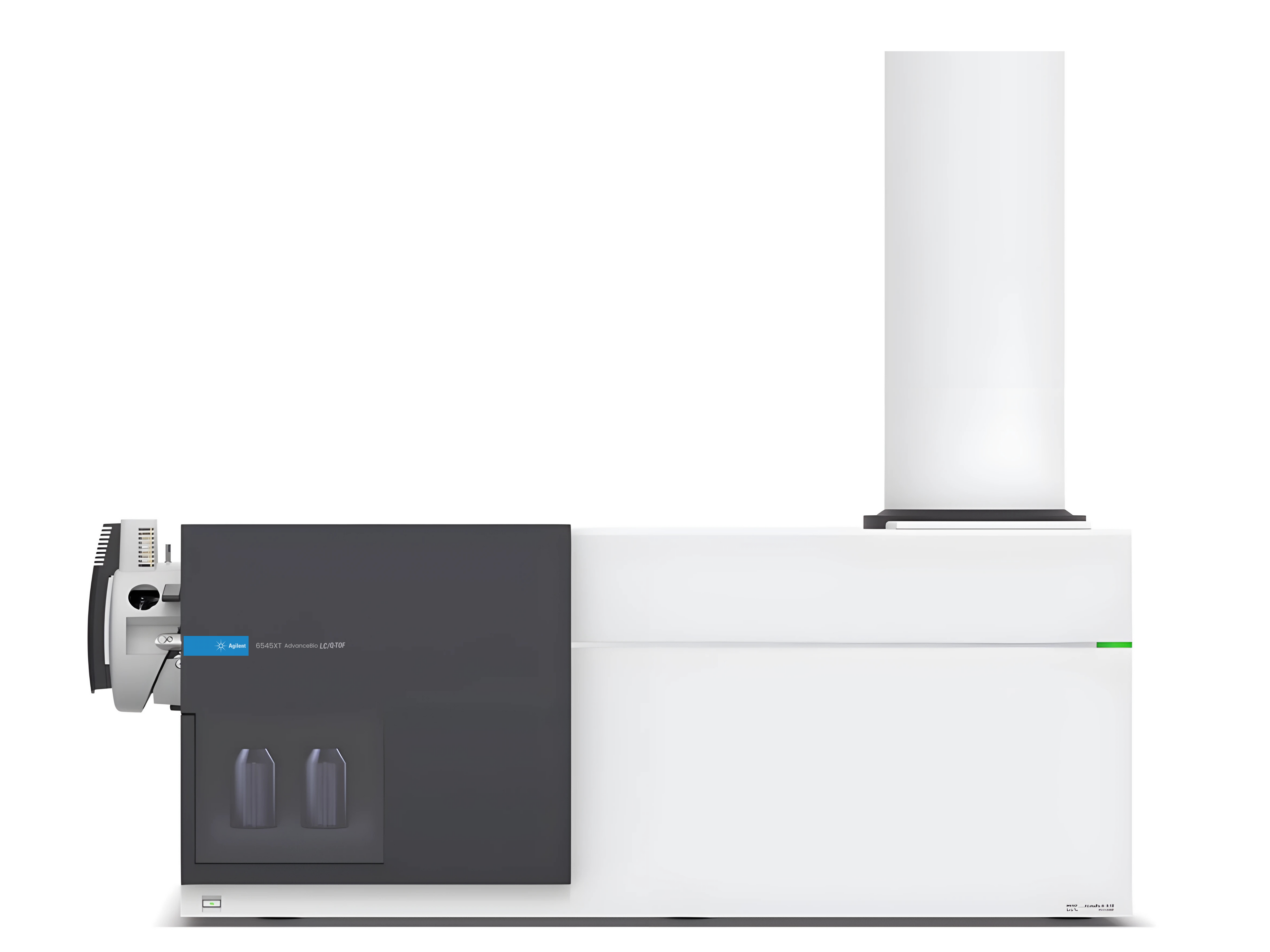 Agilent 6545XT AdvanceBio LC/Q-TOF  high-resolution quadrupole time-of-flight LC-MS system optimized for biopharmaceutical analysis, proteomics, glycomics, oligonucleotides, and intact protein characterization.