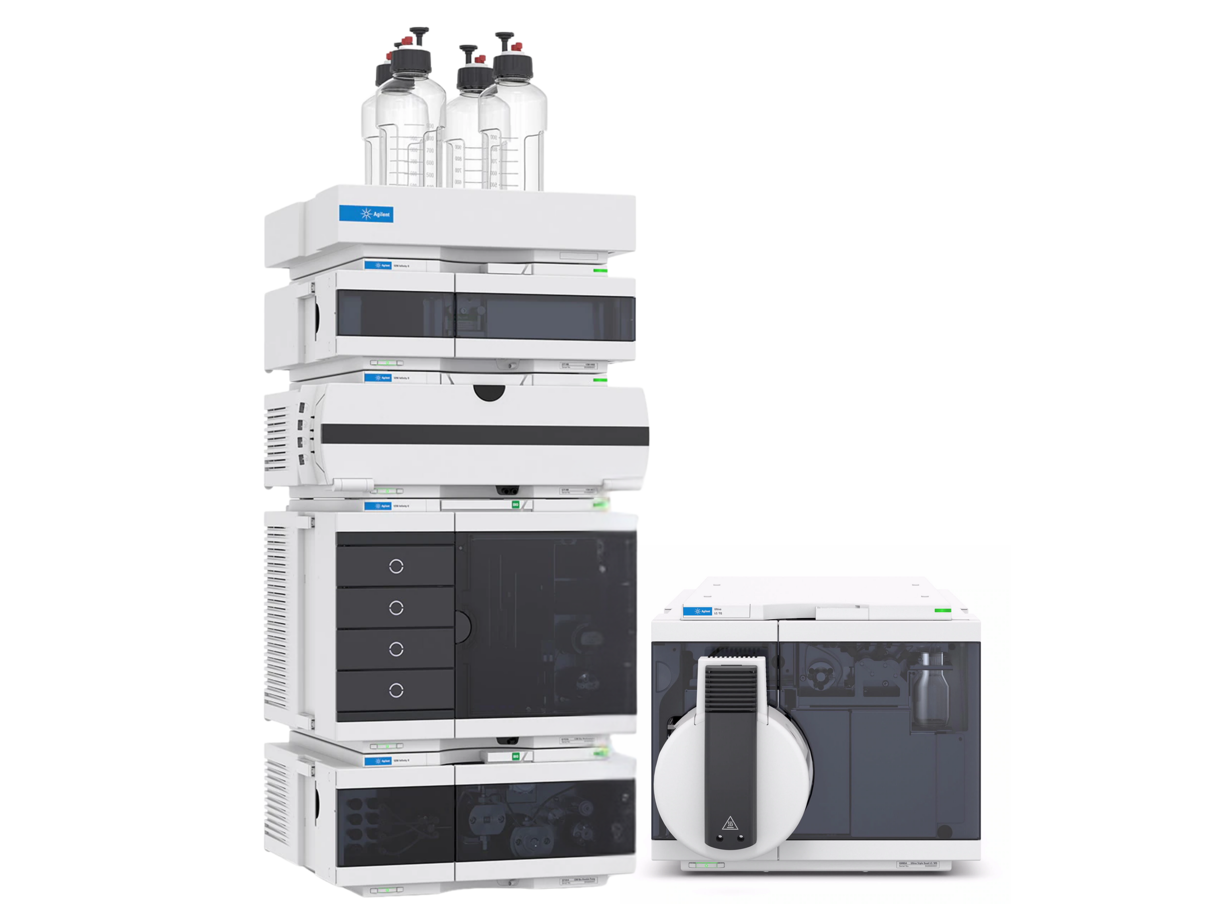 Agilent Ultivo Triple Quadrupole LC/MS with 1290 Infinity II UHPLC  ultra-compact, high-performance LC-MS/MS system delivering robust quantitative analysis for pharmaceuticals, food safety, environmental testing, and clinical research.