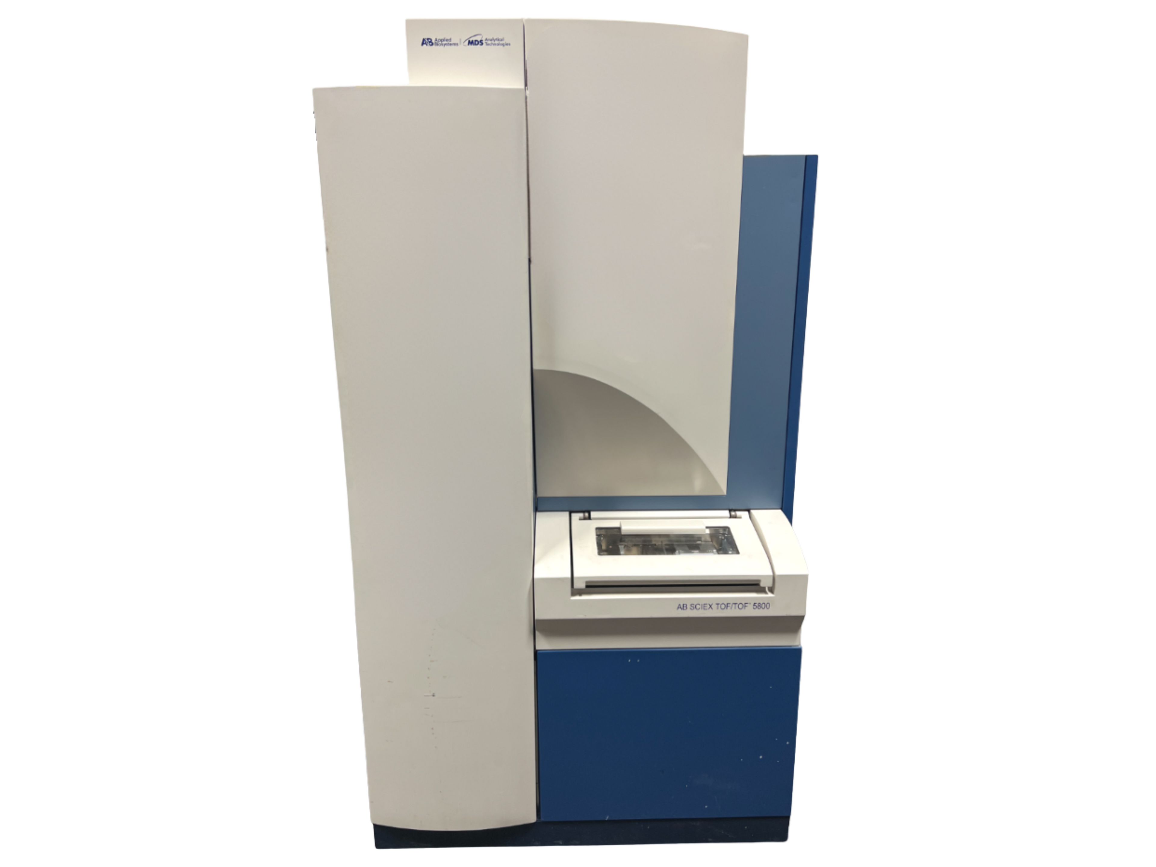 Sciex MALDI-TOF/TOF 5800 Mass Spectrometer  high-throughput proteomics system for protein identification, biomarker discovery, peptide sequencing, and clinical research.