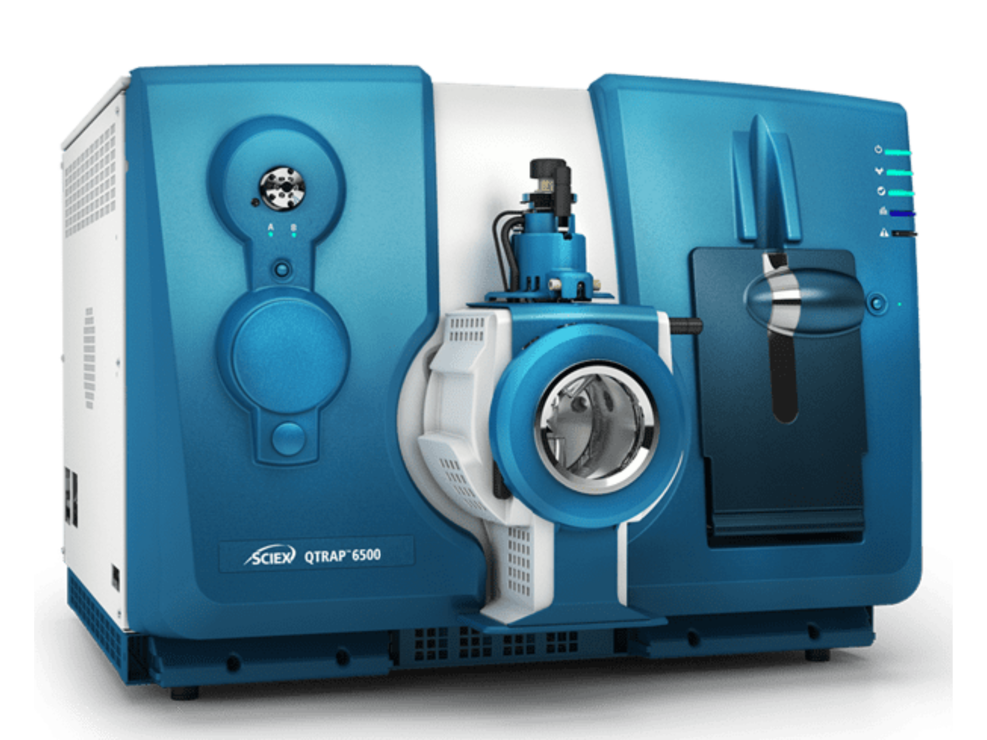 SCIEX QTRAP 6500 LC-MS/MS  ultra-sensitive triple quadrupole linear ion trap mass spectrometry system for pharmaceutical bioanalysis, clinical toxicology, food safety, and environmental testing applications.