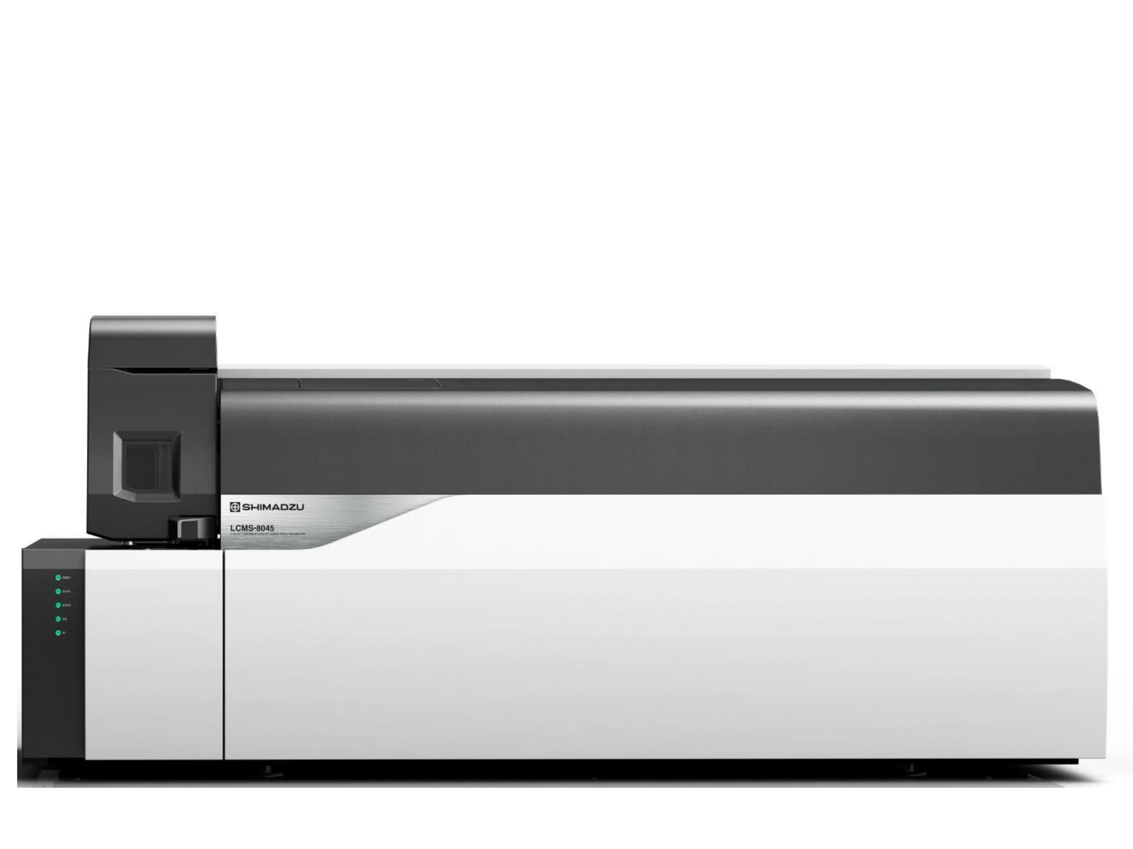 Shimadzu LCMS-8045 Triple Quadrupole LC/MS  robust, high-sensitivity LC-MS/MS system for routine quantitative analysis in pharmaceutical, food safety, environmental, forensic, and clinical laboratories.