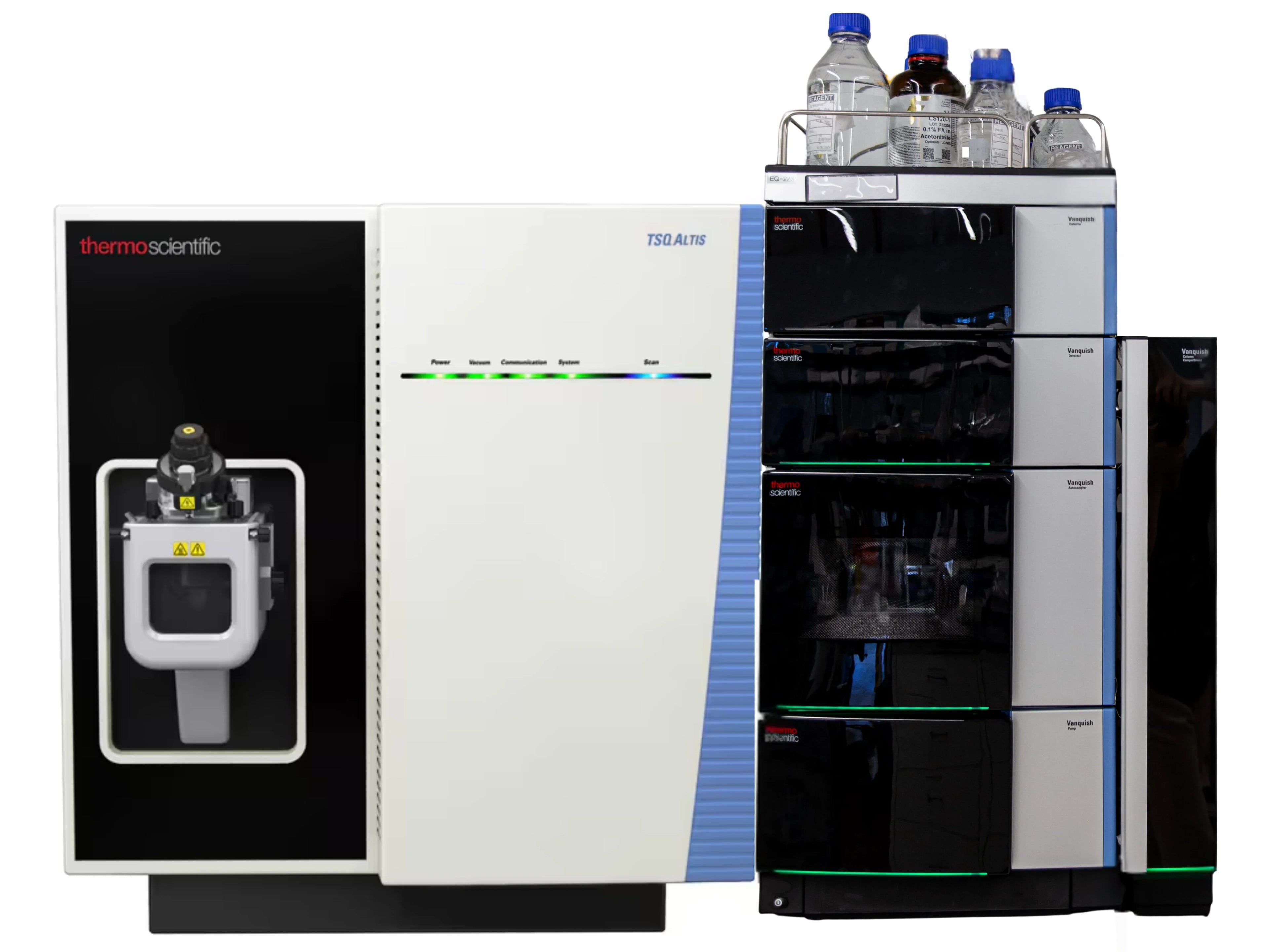 Thermo Scientific TSQ Altis Triple Quadrupole LC-MS/MS with Vanquish UHPLC ultra-sensitive quantitative LC-MS system for pharmaceutical, clinical, food safety, and environmental analysis