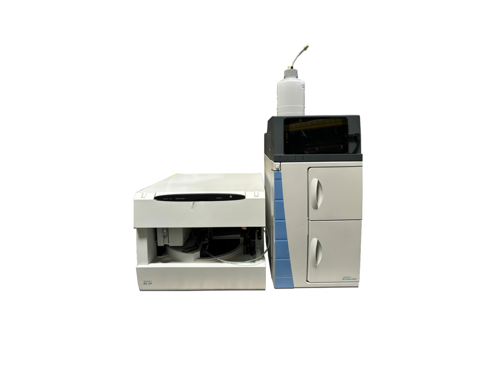 "Thermo Scientific Dionex Integrion HPIC System with AS-AP Autosampler – High-performance reagent-free ion chromatography system with automated sample handling for environmental, pharmaceutical, food, and industrial ionic analysis"