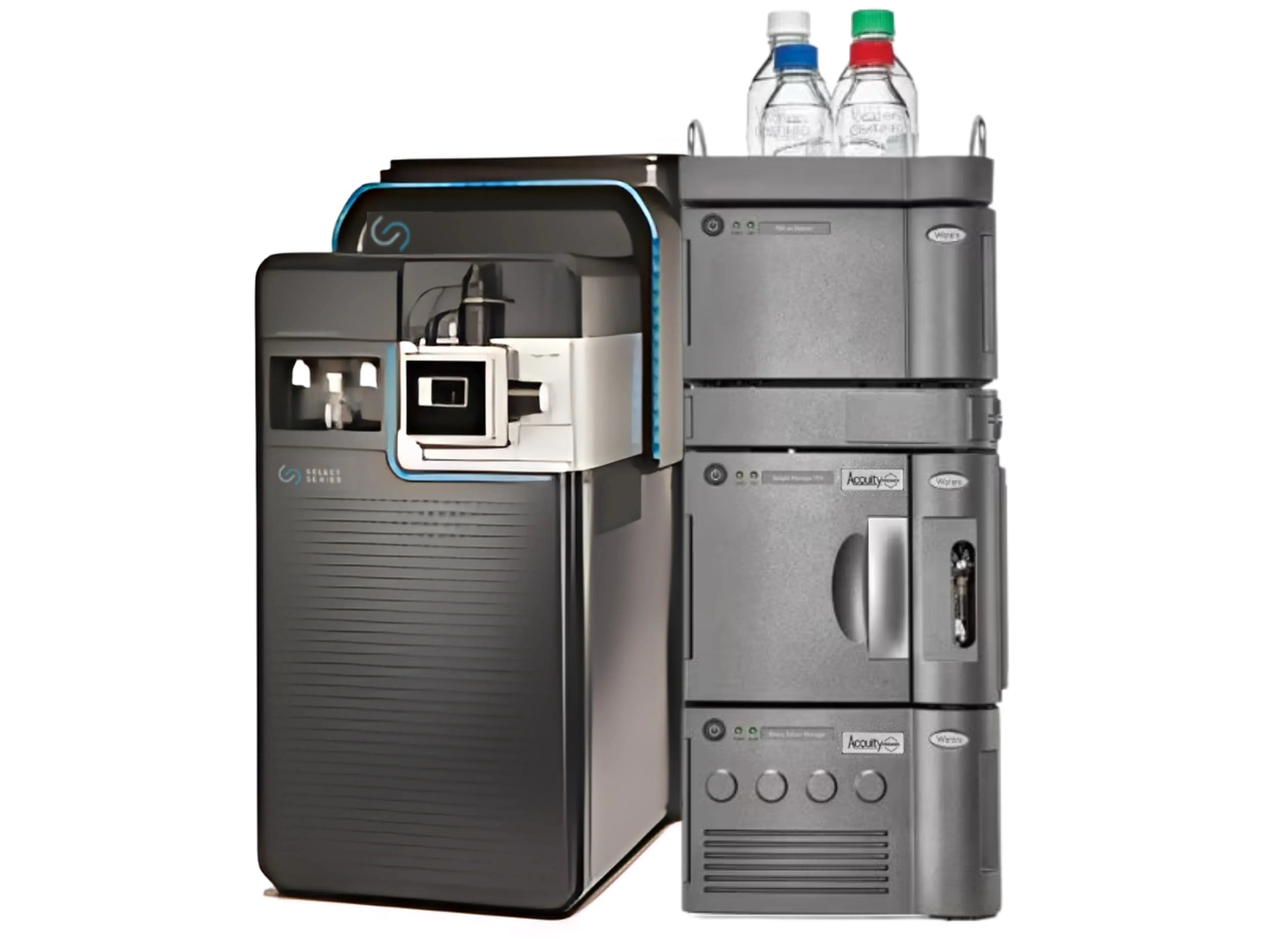 Waters SELECT SERIES Cyclic IMS Q-TOF LC-MS with ACQUITY UPLC advanced quadrupole time-of-flight mass spectrometer with cyclic ion mobility separation for proteomics, structural biology, pharmaceutical, and biopharmaceutical research