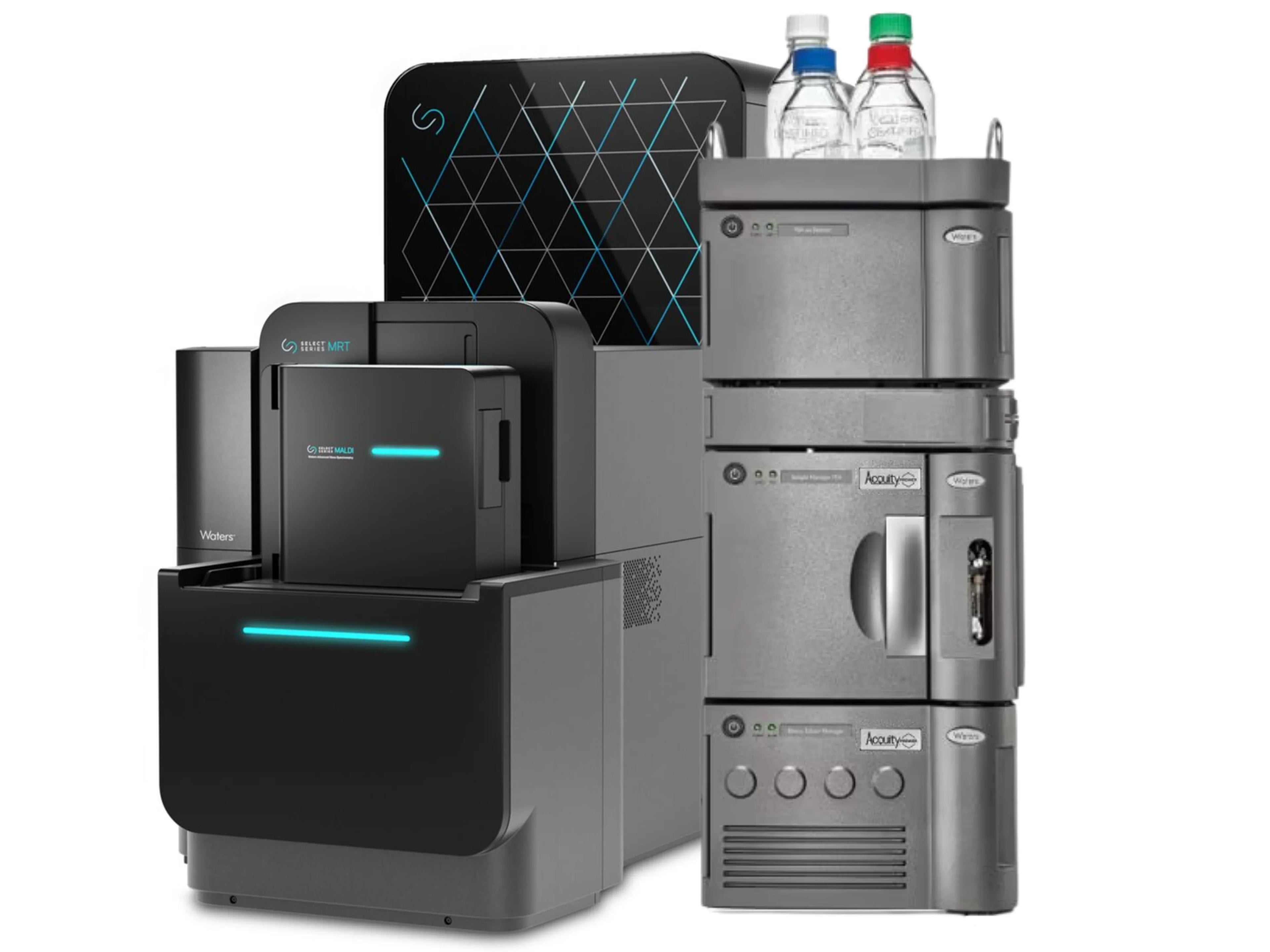 Waters SELECT SERIES MRT LC-MS with ACQUITY UPLC ultra-high-resolution multi-reflecting time-of-flight mass spectrometer for proteomics, metabolomics, pharmaceutical, biopharmaceutical, and environmental research