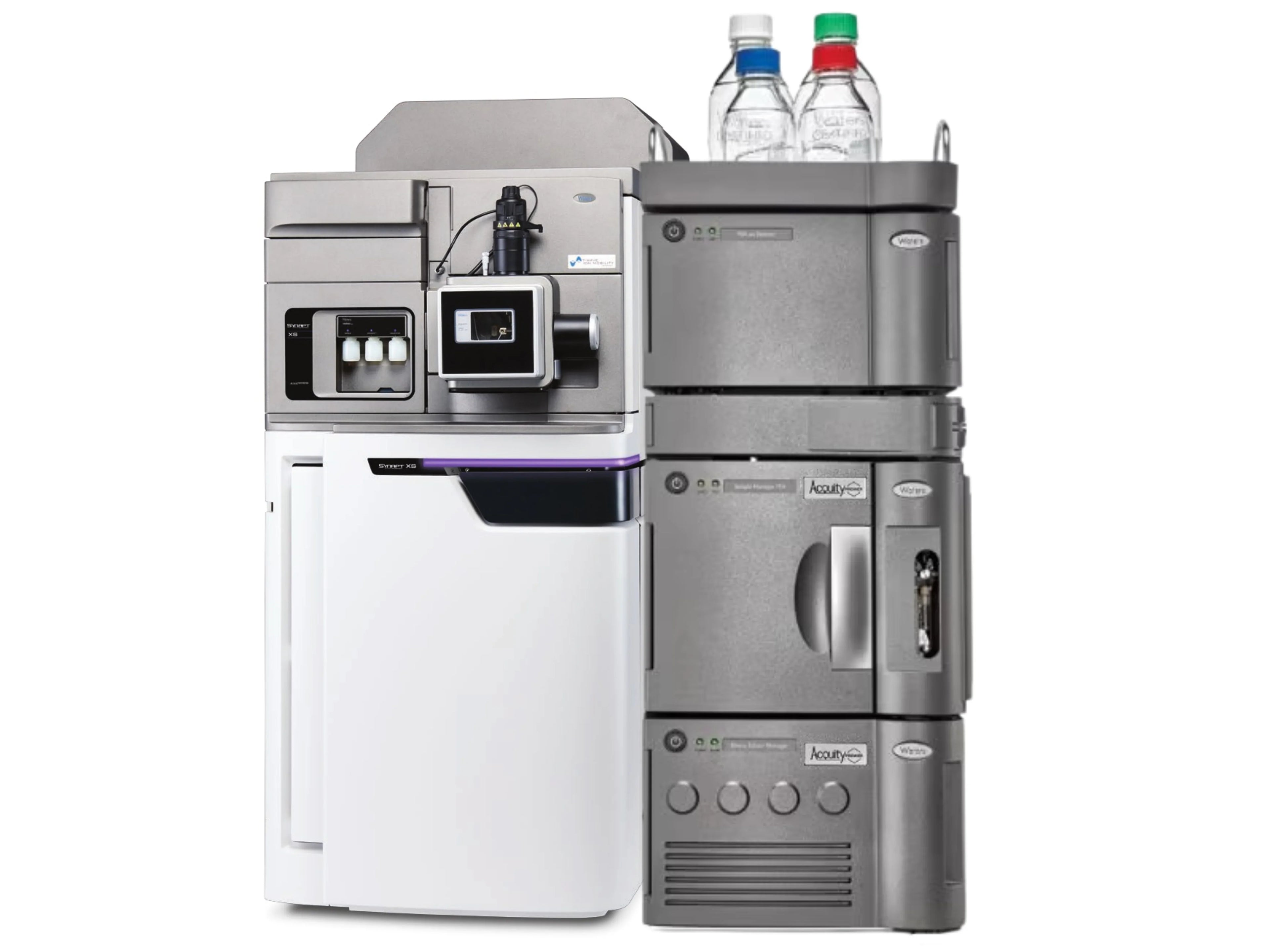 Waters SYNAPT XS Q-TOF LC-MS/MS with ACQUITY UPLC advanced high-resolution quadrupole time-of-flight mass spectrometer with ion mobility separation for proteomics, metabolomics, pharmaceutical, and biopharmaceutical research